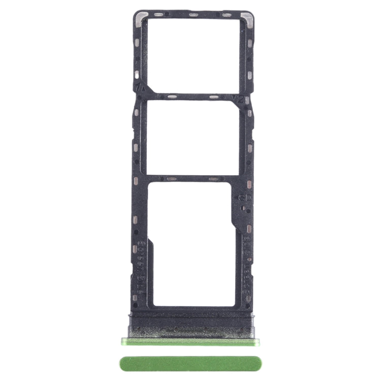 For Infinix Hot 12 Play NFC X6816C SIM Card Tray + SIM Card Tray + Micro SD Card Tray (Green) - Card Tray by PMC TechLife | Online Shopping South Africa | PMC TechLife