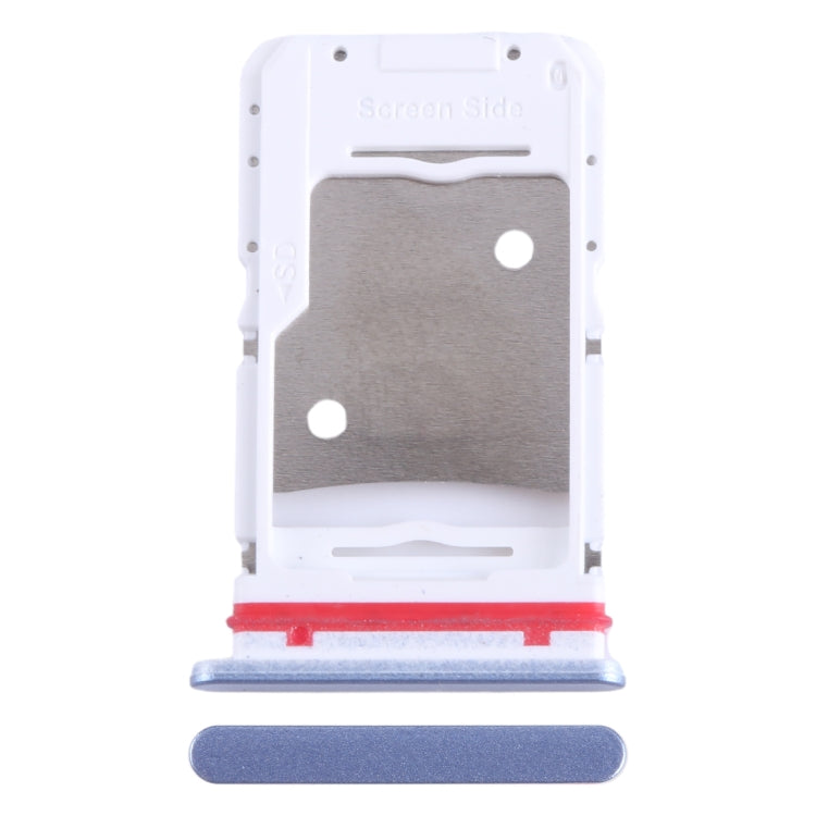 For Infinix Hot 20 5G X666 SIM Card Tray + SIM Card Tray + Micro SD Card Tray (Blue) - Card Tray by PMC TechLife | Online Shopping South Africa | PMC TechLife