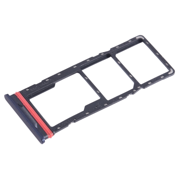 For Infinix Hot 20 X6826 SIM Card Tray + SIM Card Tray + Micro SD Card Tray (Black) - free shipping - PMC TechLife - Order now!