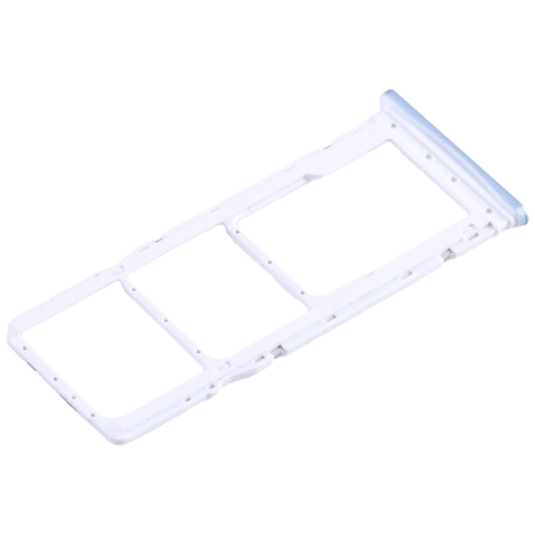 For Infinix Smart 7 India X6517 SIM Card Tray + SIM Card Tray + Micro SD Card Tray (Blue) - Card Tray by PMC TechLife | Online Shopping South Africa | PMC TechLife