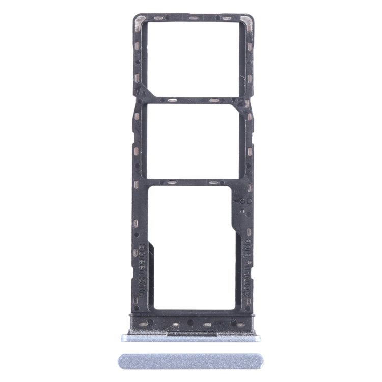 For Infinix Hot 30i X669 SIM Card Tray + SIM Card Tray + Micro SD Card Tray (Blue) - Card Tray by PMC TechLife | Online Shopping South Africa | PMC TechLife