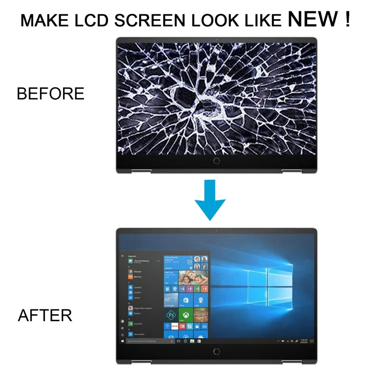 For HP Pavilion X360 14 DH 14m-DH 1001DX FHD 1920X1080 LCD Screen Digitizer Full Assembly with Frame (Black)