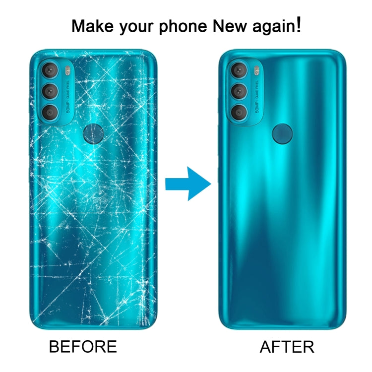 For Motorola Moto G71 5G Original Battery Back Cover (Blue) - Back Cover by PMC TechLife | Online Shopping South Africa | PMC TechLife