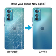 For Motorola Edge 30 Original Battery Back Cover(Blue)