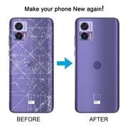 For Motorola Edge 30 Neo Original Battery Back Cover(Blue)