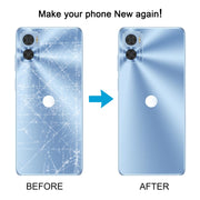 For Motorola Moto E22 Original Battery Back Cover(Deep Blue)