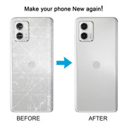 For Motorola Moto G73 Original Battery Back Cover(White)