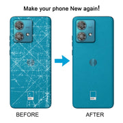 For Motorola Edge 40 Neo Original Battery Back Cover(Green)