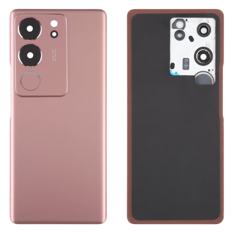 For vivo V29 Original Battery Back Cover with Camera Lens Cover(Purple Red) - Back Cover by PMC TechLife | Online Shopping South Africa | PMC TechLife