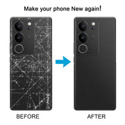 For vivo V29 Original Battery Back Cover with Camera Lens Cover(Purple Red)