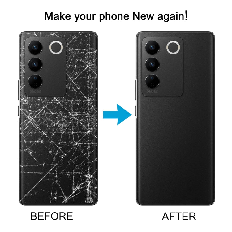 For vivo V27 Pro Original Battery Back Cover with Camera Lens Cover(Black) - Back Cover by PMC TechLife | Online Shopping South Africa | PMC TechLife