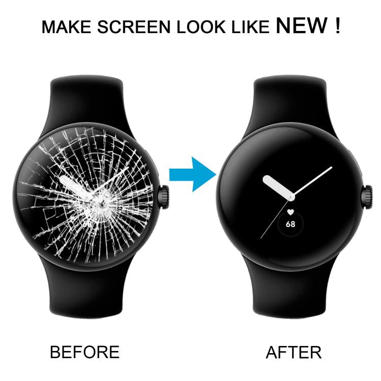 AMOLED LCD Screen With Digitizer Full Assembly For Google Pixel Watch 2 2023 G4TSL/GC3G8/GD2WG 41mm - free shipping - PMC TechLife - Order now!