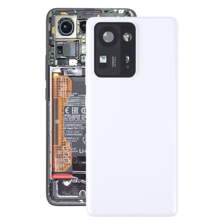 For Xiaomi Mi Mix 4 Original Battery Back Cover(White) - Back Cover by PMC TechLife | Online Shopping South Africa | PMC TechLife