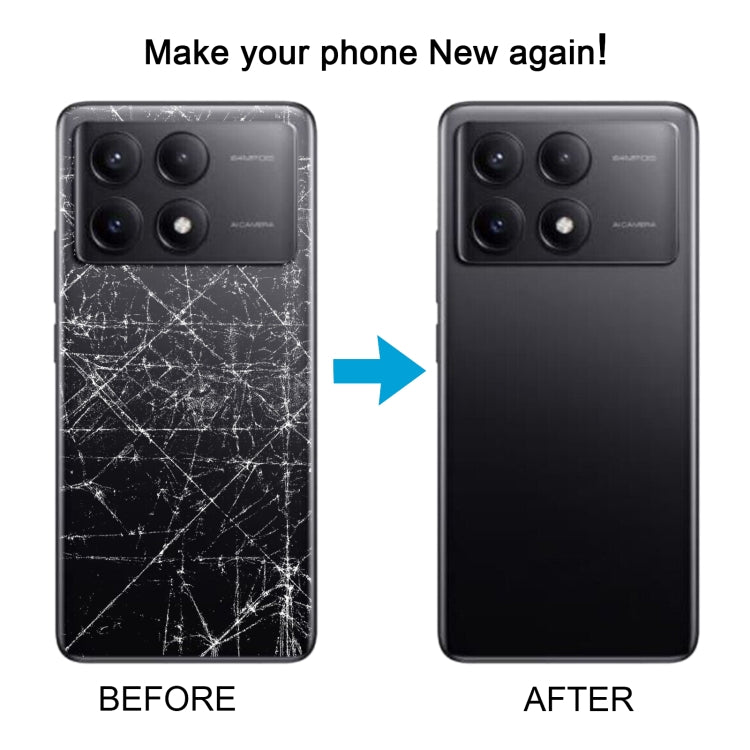 For Xiaomi Redmi K70E Original Battery Back Cover(White) - free shipping - PMC TechLife - Order now!
