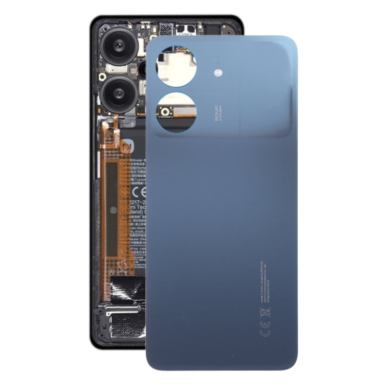 For Xiaomi Poco C65 Original Battery Back Cover(Blue) - Back Cover by PMC TechLife | Online Shopping South Africa | PMC TechLife