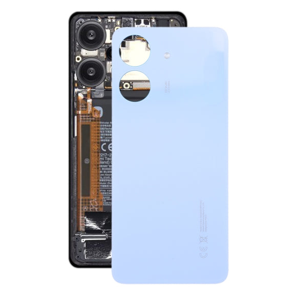 For Xiaomi Poco C65 Original Battery Back Cover(Purple)