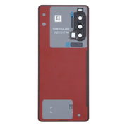 For Sony Xperia 10 V Original Battery Back Cover with Camera Lens Cover(Purple)