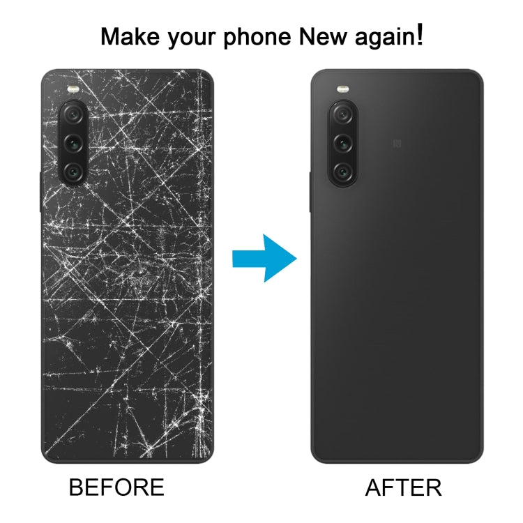 For Sony Xperia 10 V Original Battery Back Cover with Camera Lens Cover(Purple) - Back Cover by PMC TechLife | Online Shopping South Africa | PMC TechLife