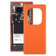 For Tecno Phantom X2 Pro AD9 Original Battery Back Cover(Orange) - Back Cover by PMC TechLife | Online Shopping South Africa | PMC TechLife