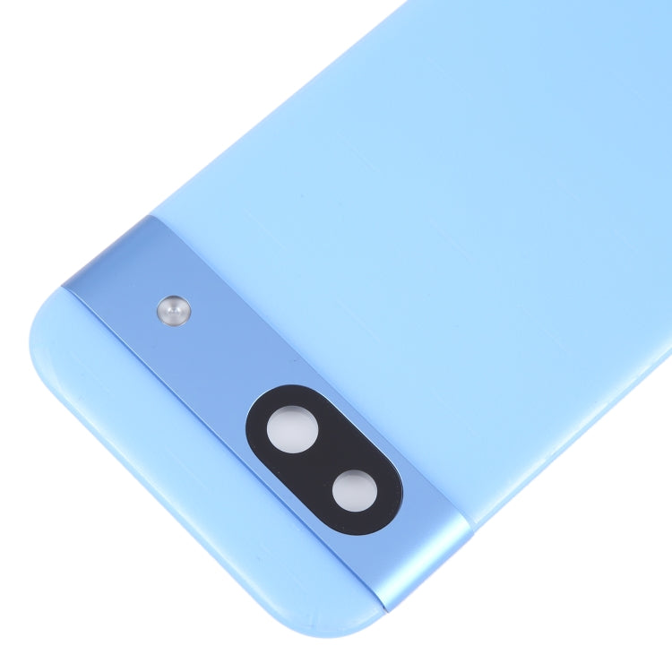 For Google Pixel 8A Battery Back Cover with Camera Lens Cover(Blue) - Back Cover by PMC TechLife | Online Shopping South Africa | PMC TechLife | Buy Now Pay Later Mobicred