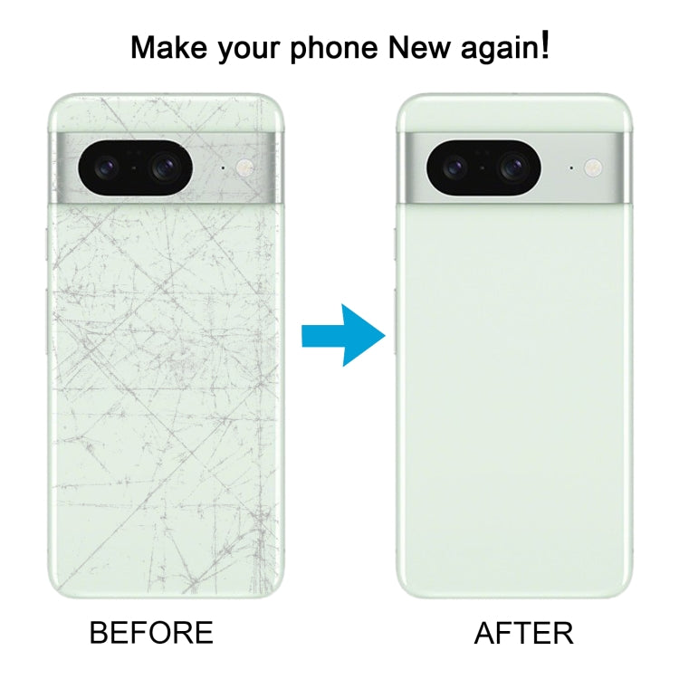 For Google Pixel 8A Battery Back Cover with Camera Lens Cover(Blue) - Back Cover by PMC TechLife | Online Shopping South Africa | PMC TechLife | Buy Now Pay Later Mobicred