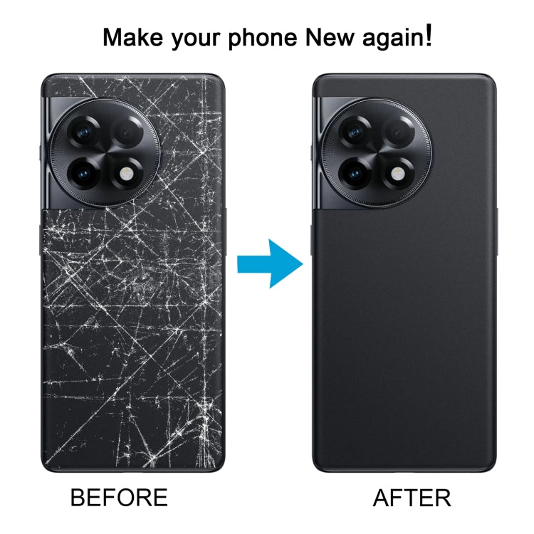 For OnePlus 11R Battery Back Cover with Camera Lens Cover(Black) - free shipping - PMC TechLife - Order now!