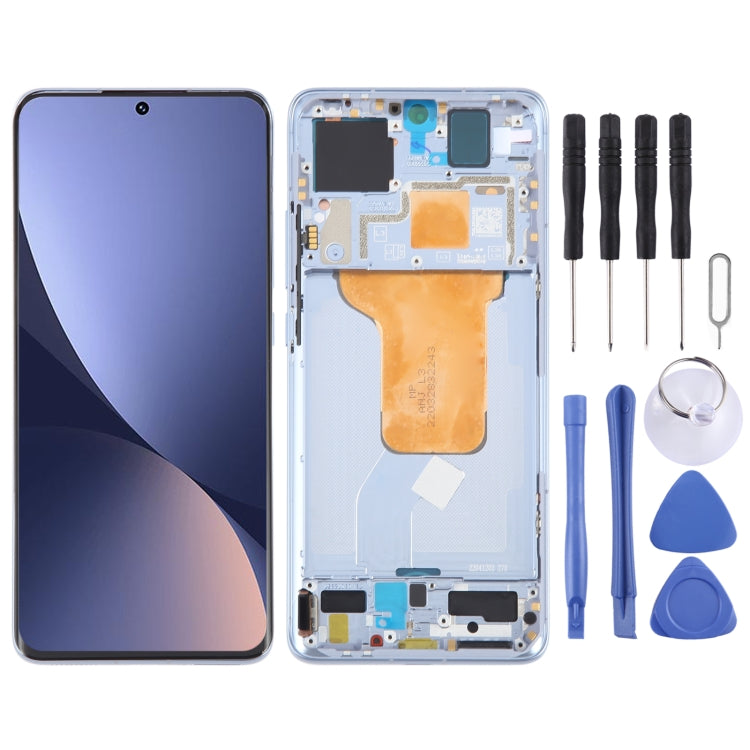 For Xiaomi 12S Original AMOLED Material LCD Screen Digitizer Full Assembly with Frame (Blue) - LCD Screen by PMC TechLife | Online Shopping South Africa | PMC TechLife