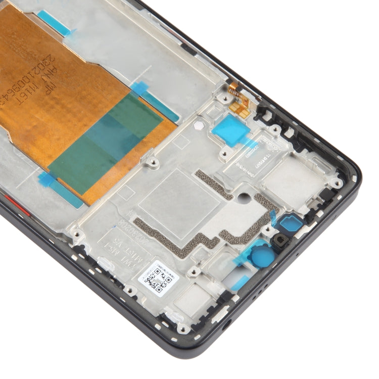 For Xiaomi Poco F5 Original Front Housing LCD Frame Bezel Plate (Black) - Frame Bezel Plate by PMC TechLife | Online Shopping South Africa | PMC TechLife | Buy Now Pay Later Mobicred