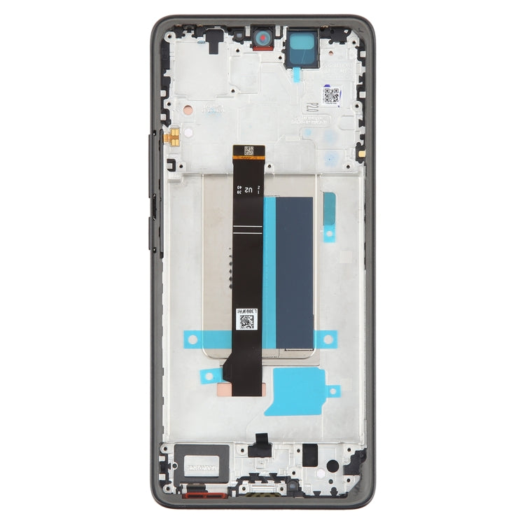 For Xiaomi Redmi Note 13 Pro+ Original AMOLED Material LCD Screen Digitizer Full Assembly with Frame (Black) - LCD Screen by PMC TechLife | Online Shopping South Africa | PMC TechLife