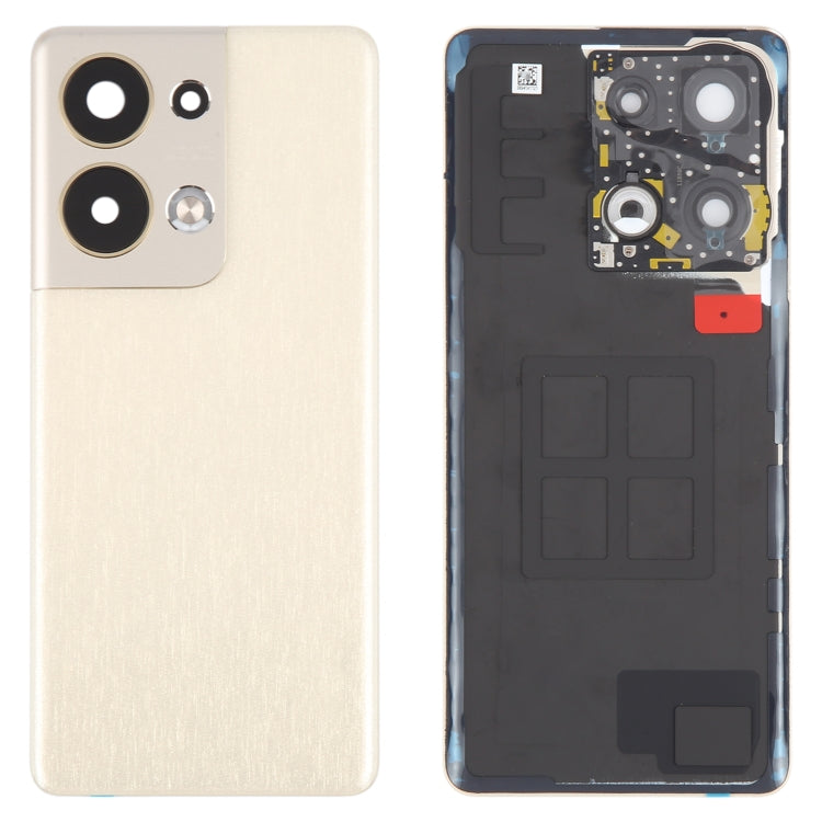 For OPPO Reno9 Pro+ Original Battery Back Cover with Camera Lens Cover(Gold) - Back Cover by PMC TechLife | Online Shopping South Africa | PMC TechLife | Buy Now Pay Later Mobicred