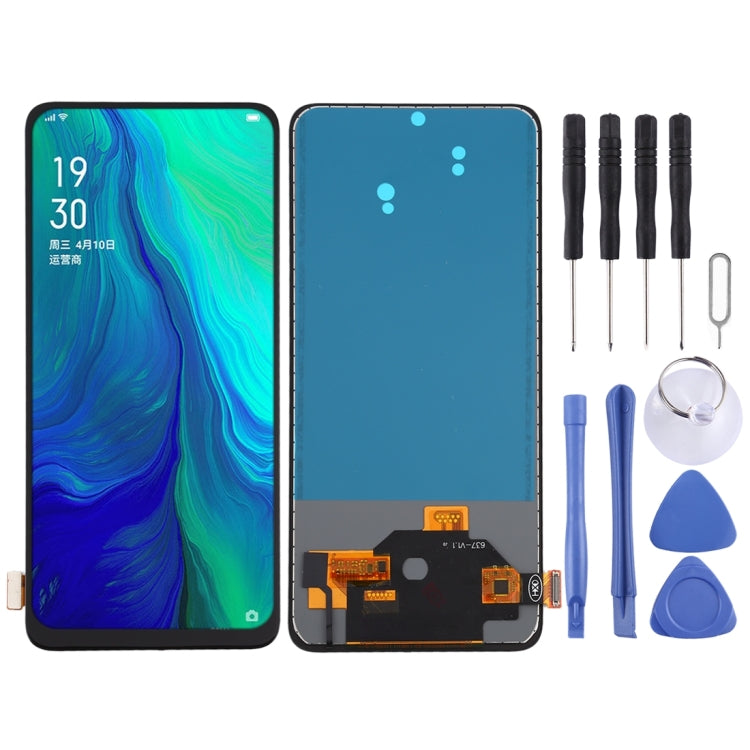 For OPPO Reno 5G TFT Material LCD Screen and Digitizer Full Assembly, No Fingerprint Identification - free shipping - PMC TechLife - Order now!
