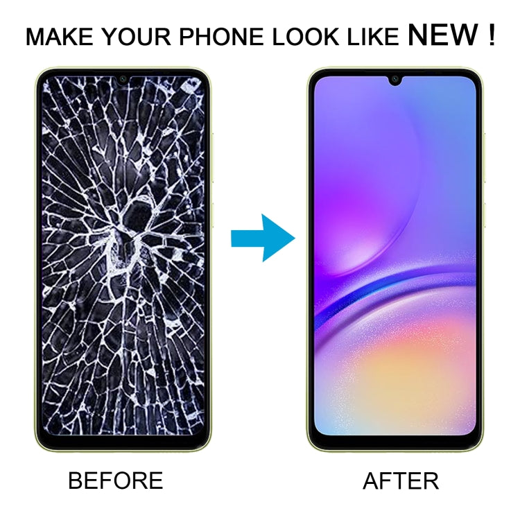 For Samsung Galaxy A05 SM-A055F Original LCD Screen Digitizer Full Assembly with Frame (Black) - free shipping - PMc TechLife - Order now!