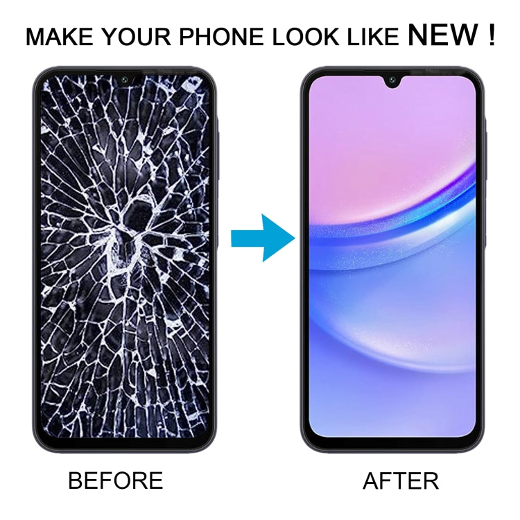 For Samsung Galaxy A15 5G SM-A156B Original LCD Screen Digitizer Full Assembly with Frame (Black) - free shipping - PMc TechLife - Order now!