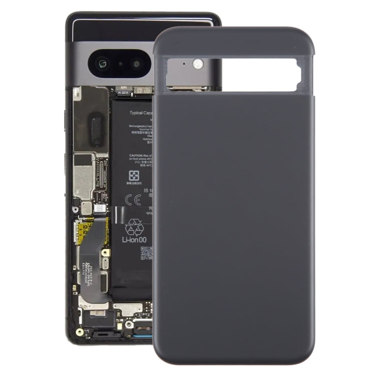 For Google Pixel 8a Original Battery Back Cover(Black) - Back Cover by PMC TechLife | Online Shopping South Africa | PMC TechLife | Buy Now Pay Later Mobicred
