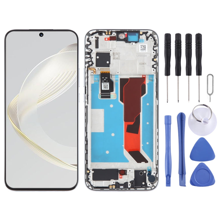 For Huawei nova 11 Original LCD Screen Digitizer Full Assembly with Frame (White) - free shipping - PMC TechLife - Order now!