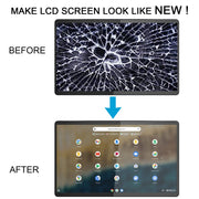 For Lenovo Duet 5 Chromebook 13Q7C6 30 Pins 1920x1080 OLED LCD Screen Digitizer Full Assembly with Frame (Black)