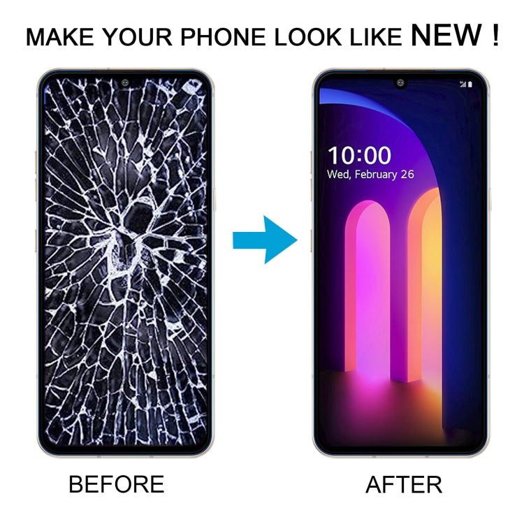 For LG V60 ThinQ US Version Original LCD Screen Digitizer Full Assembly with Frame (Gold) - For LG by PMC TechLife | Online Shopping South Africa | PMC TechLife | Buy Now Pay Later Mobicred