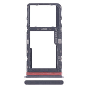 For TCL Stylus 5G T779W SIM Card Tray + Micro SD Card Tray (Black)