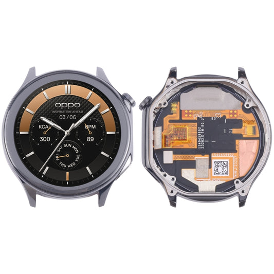 For OPPO Watch X Original LCD Screen and Digitizer Full Assembly With Frame (Black) - For OPPO by PMC Jewellery | Online Shopping South Africa | PMC Jewellery | Buy Now Pay Later Mobicred
