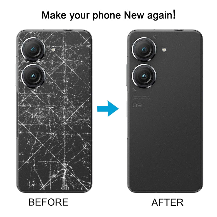 For Asus Zenfone 9 AI2202 Original Battery Back Cover with Camera Lens Cover(White) - Back Cover by PMC TechLife | Online Shopping South Africa | PMC TechLife | Buy Now Pay Later Mobicred