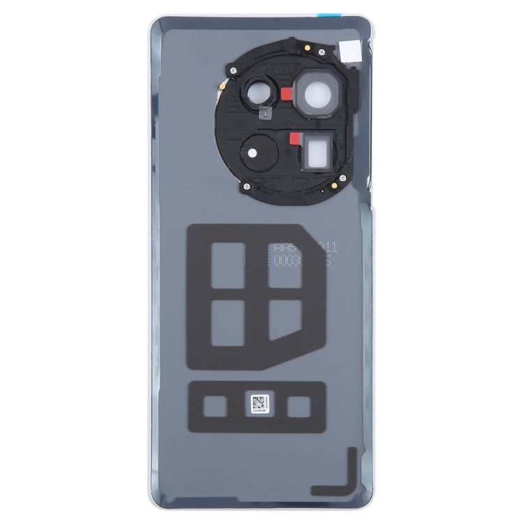 For OnePlus 12 PJD110 CPH2573 CPH2581 Original Glass Battery Back Cover with Camera Lens(White)