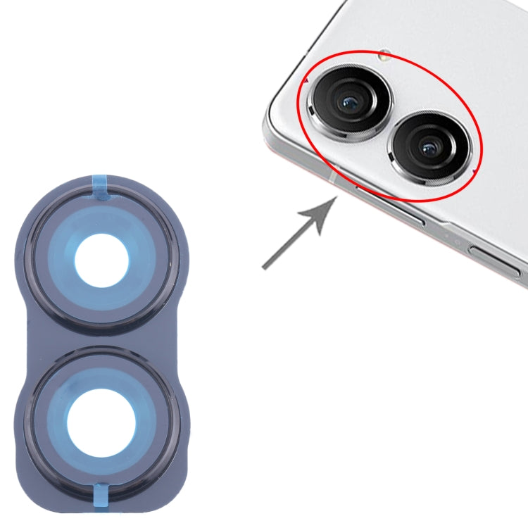 For Asus Zenfone 10 AI2302 Original Rear Camera Frame (Black)