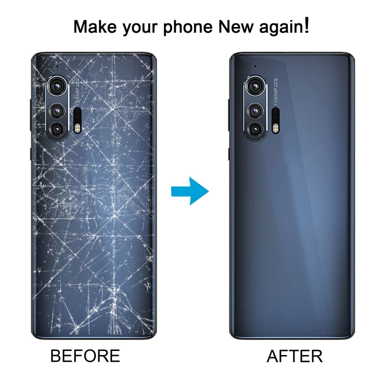 For Motorola Edge+ 2020 Original Battery Back Cover(Blue)