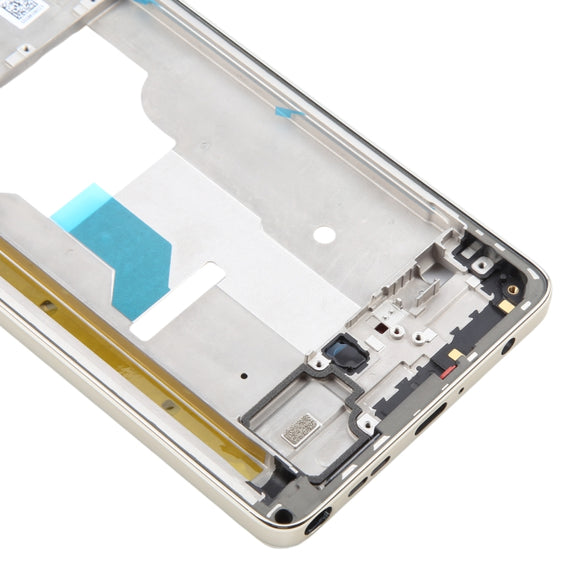 For Motorola Moto G Stylus 5G 2024 Original Front Housing LCD Frame Bezel Plate (Gold)