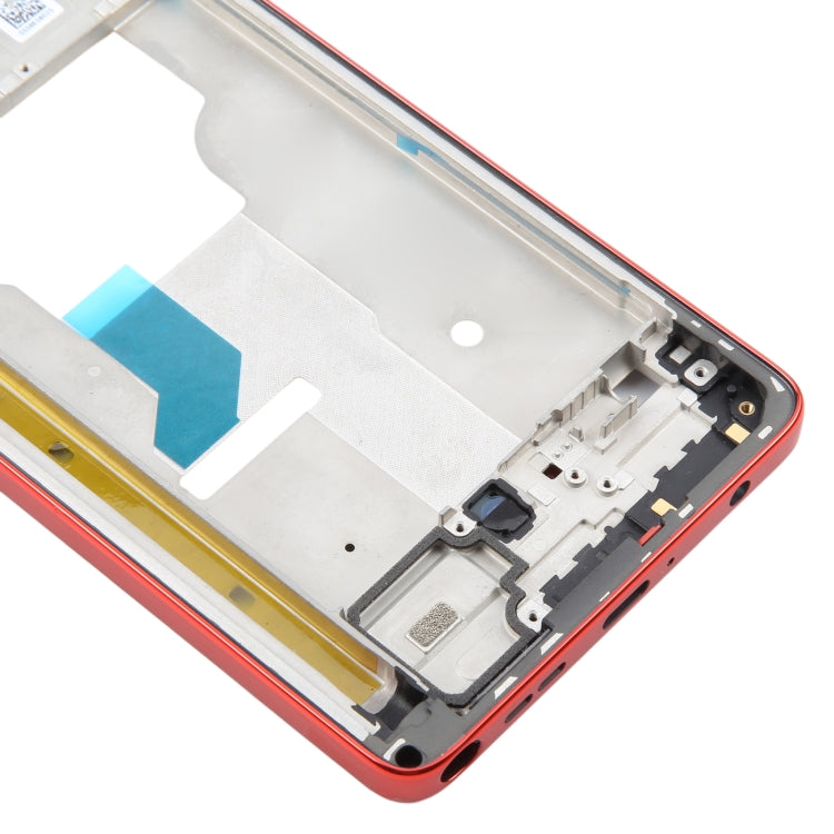 For Motorola Moto G Stylus 5G 2024 Original Front Housing LCD Frame Bezel Plate (Red)