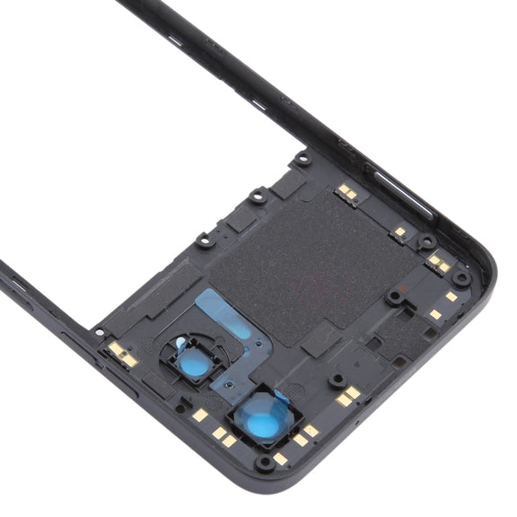 For Motorola Moto G34 Original Middle Frame Bezel Plate (Black)