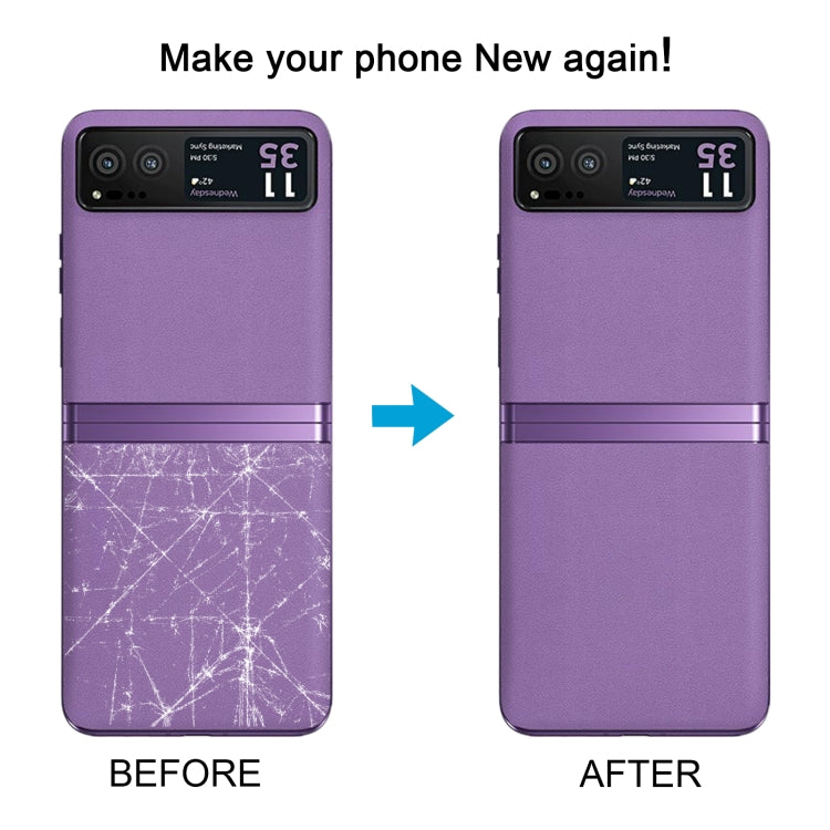 For Motorola Razr 40 Original Lower Part Battery Back Cover(Pink)