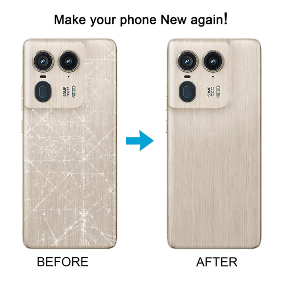 For Motorola Moto X50 Ultra Original Battery Back Cover(Wood)