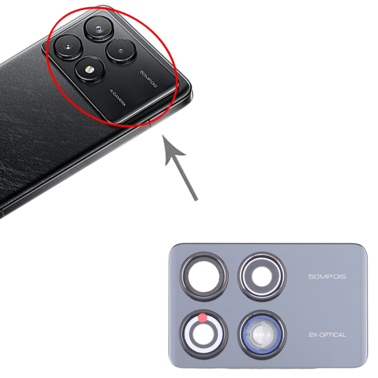 For Xiaomi Redmi K70 Back Camera Lens Frame (Black)