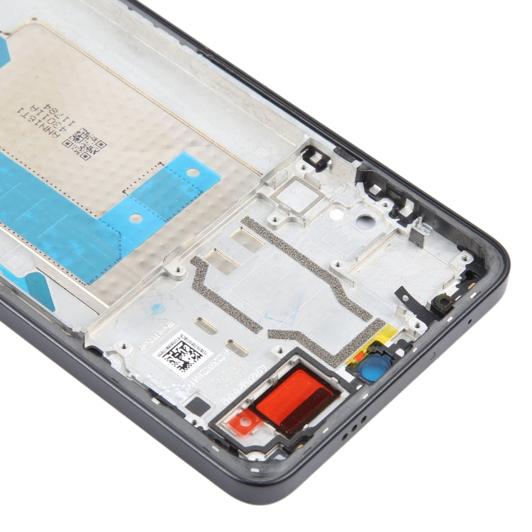 For Xiaomi Redmi Turbo 3 Original Front Housing LCD Frame Bezel Plate (Black) - Frame Bezel Plate by PMC Jewellery | Online Shopping South Africa | PMC Jewellery | Buy Now Pay Later Mobicred